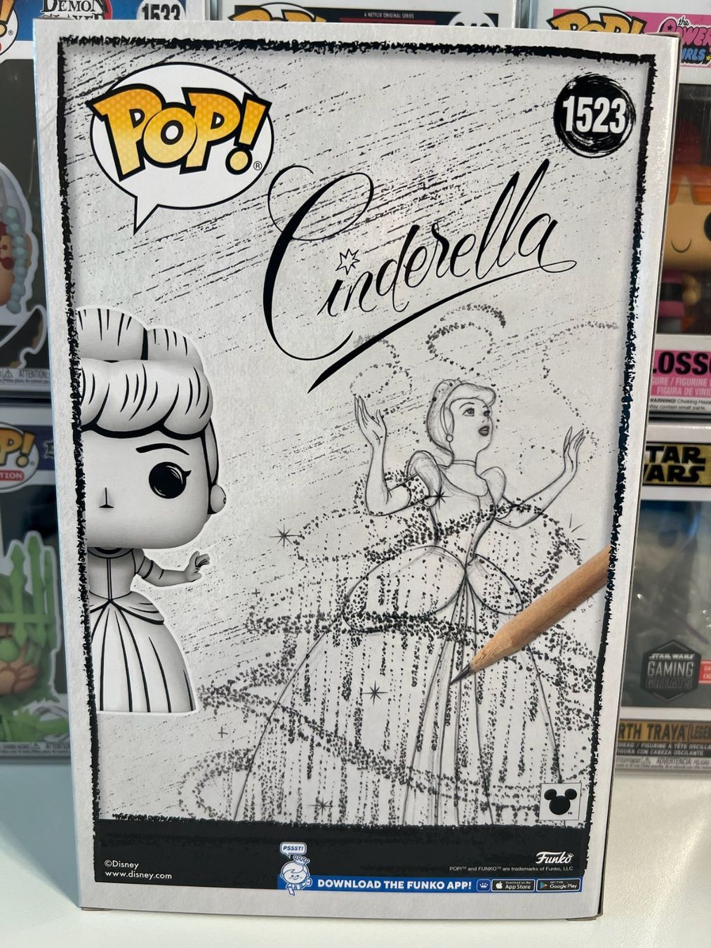 Funko Statuette: Funko POP! Comic Cover Sketched Cendrillon – Nuovo e nell'imballaggio originale da Le Mouret venduto da perfectbijou 2