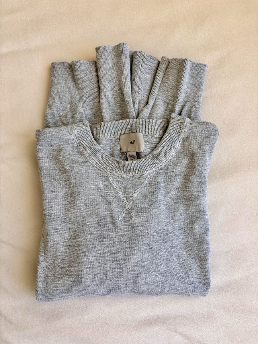 H&M Pullover & Sweatshirts: Graues Sweatshirt (Gr. M) – Neu (gemäss Beschreibung) aus Zürich von nowaistplease