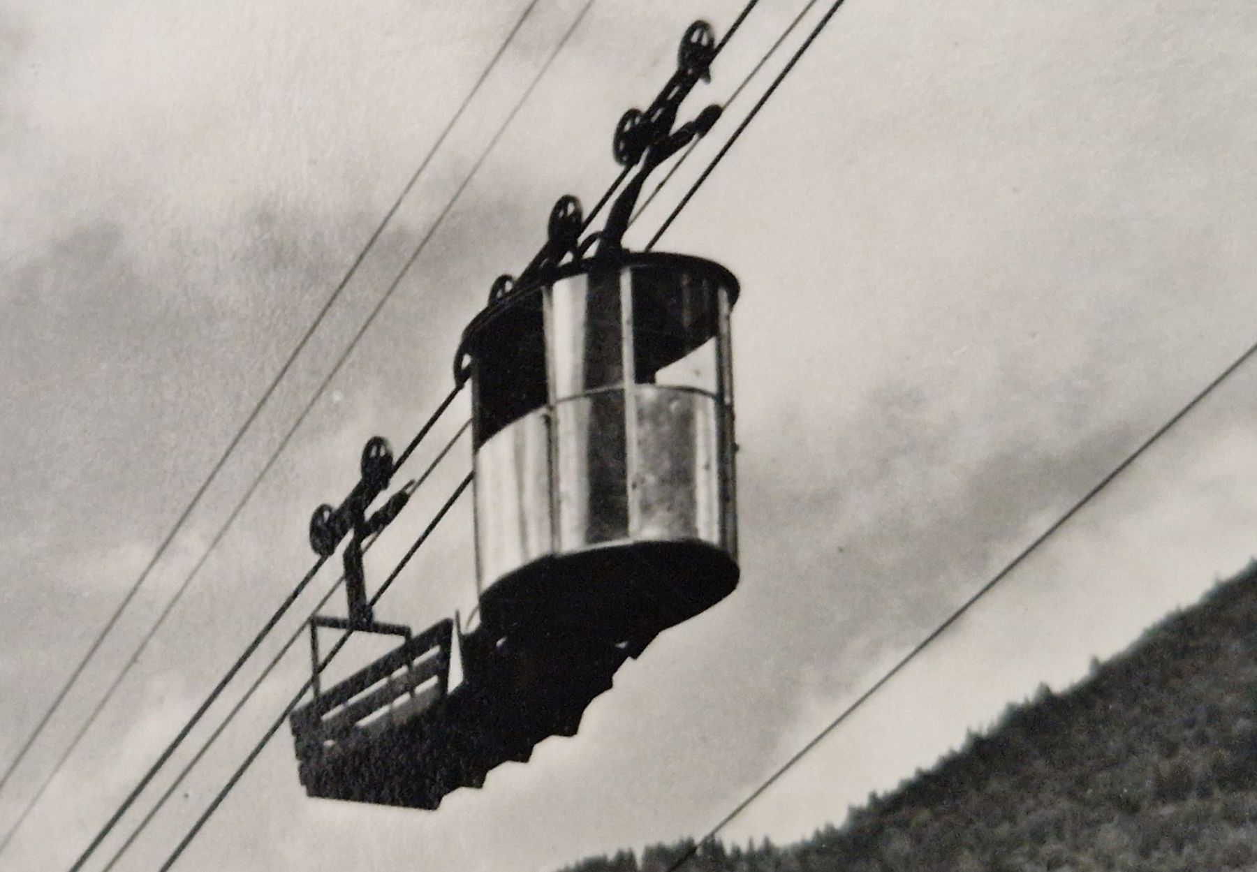 Cartes postales: Luftseilbahn Oberrickenbach- Bannalp 1954 – D'occasion à Ebikon par Donar50 1