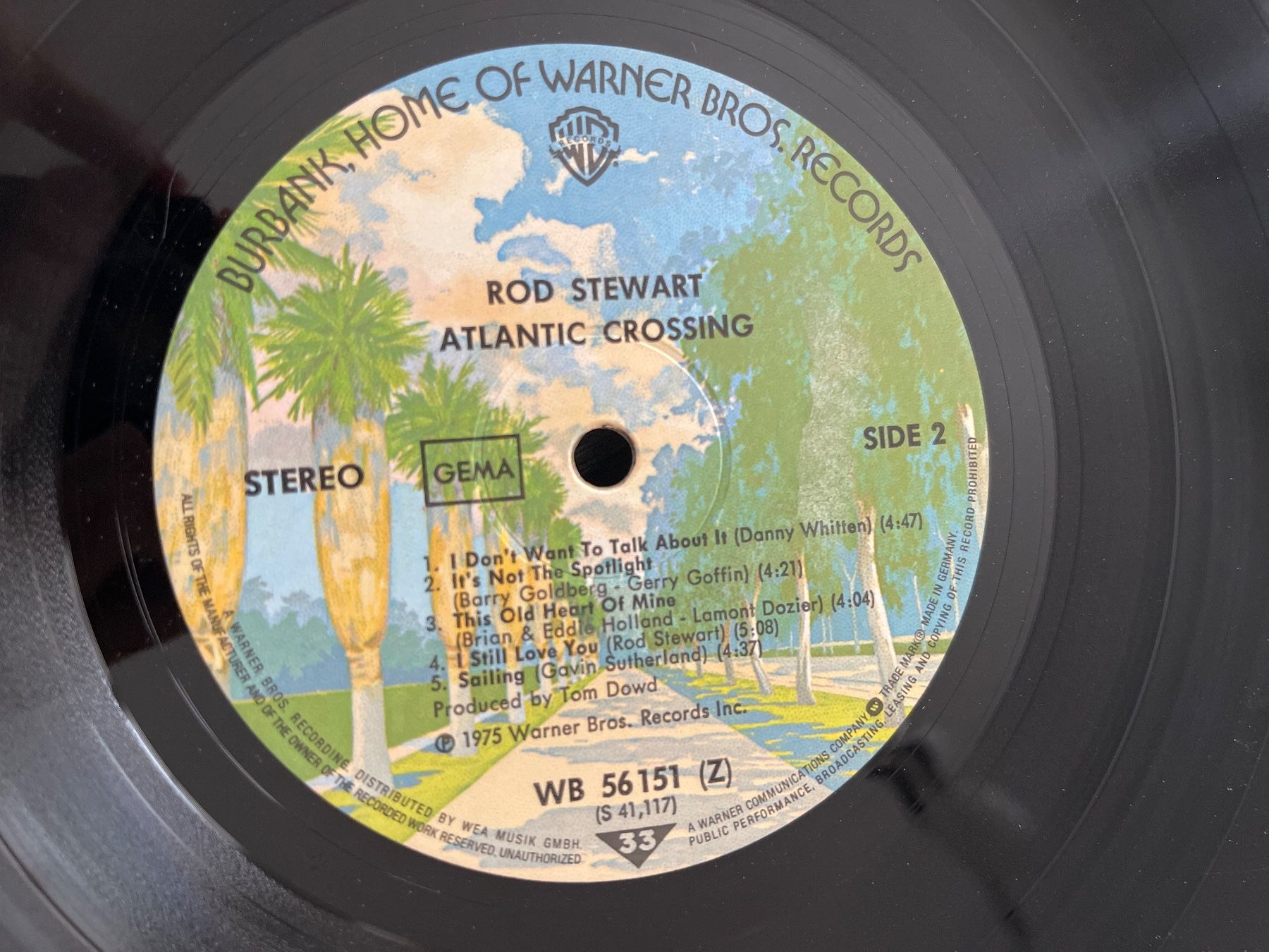 Dischi in vinile: A326/Rod Stewart - Atlantic Crossing – Usato da Frutigen venduto da Philippe_jsp 2