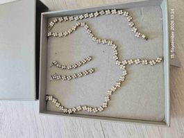 Schmuckset Halskette, Ohrringe Armkette 