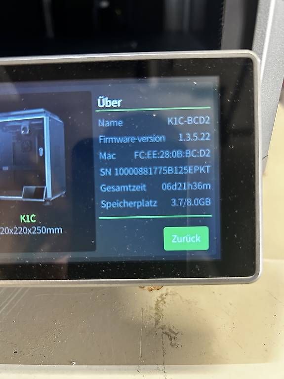 Stampanti 3D: Creality K1C mit sehr wenig Stunden – Usato da Gossau SG venduto da Stefane9119 3
