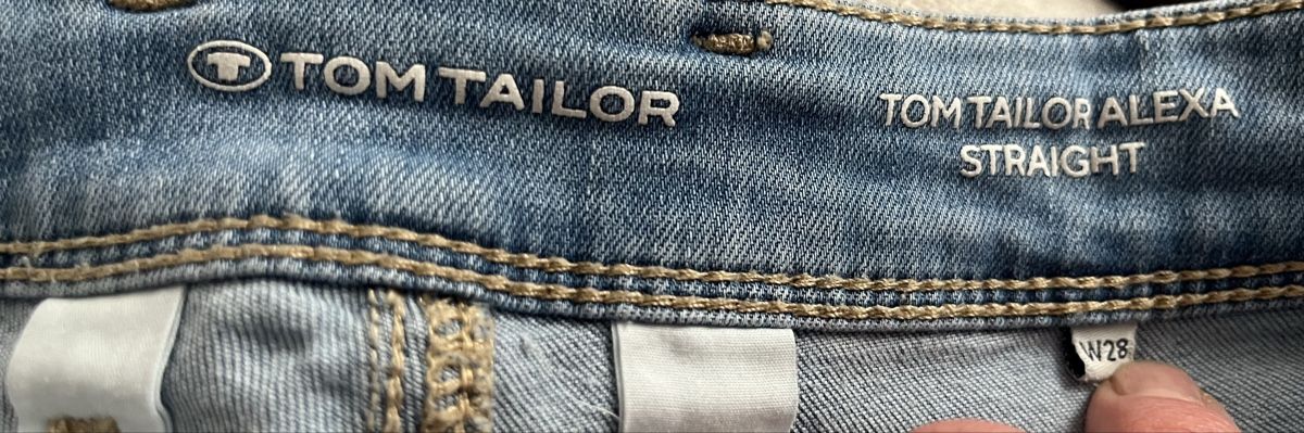 Tom Tailor Jeans: Coole Jeans im hellen washed Look - Grösse 28 – Nuovo (secondo la descrizione) da Herisau venduto da mikeho2000 4