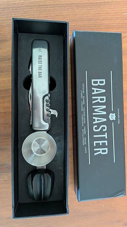 Alle Werkzeuge: Izola "Barmaster" Multitool edelstahl-Bar-Werkzeug – Neu und originalverpackt aus Zürich von SBZR