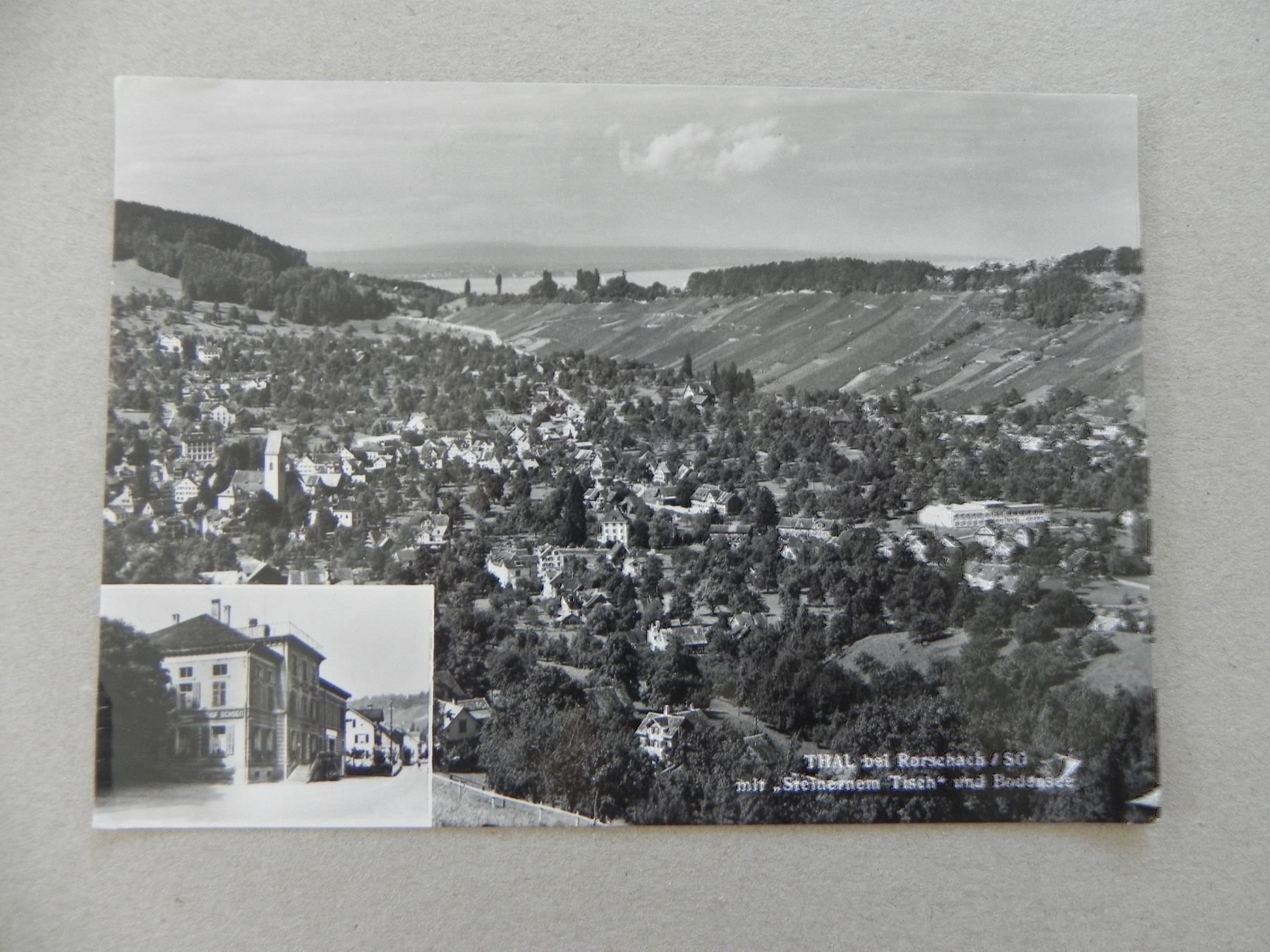 Cartoline postali: Ansichtskarte Thal SG St.Gallen 1965 – Usato da Siebnen venduto da krimsie