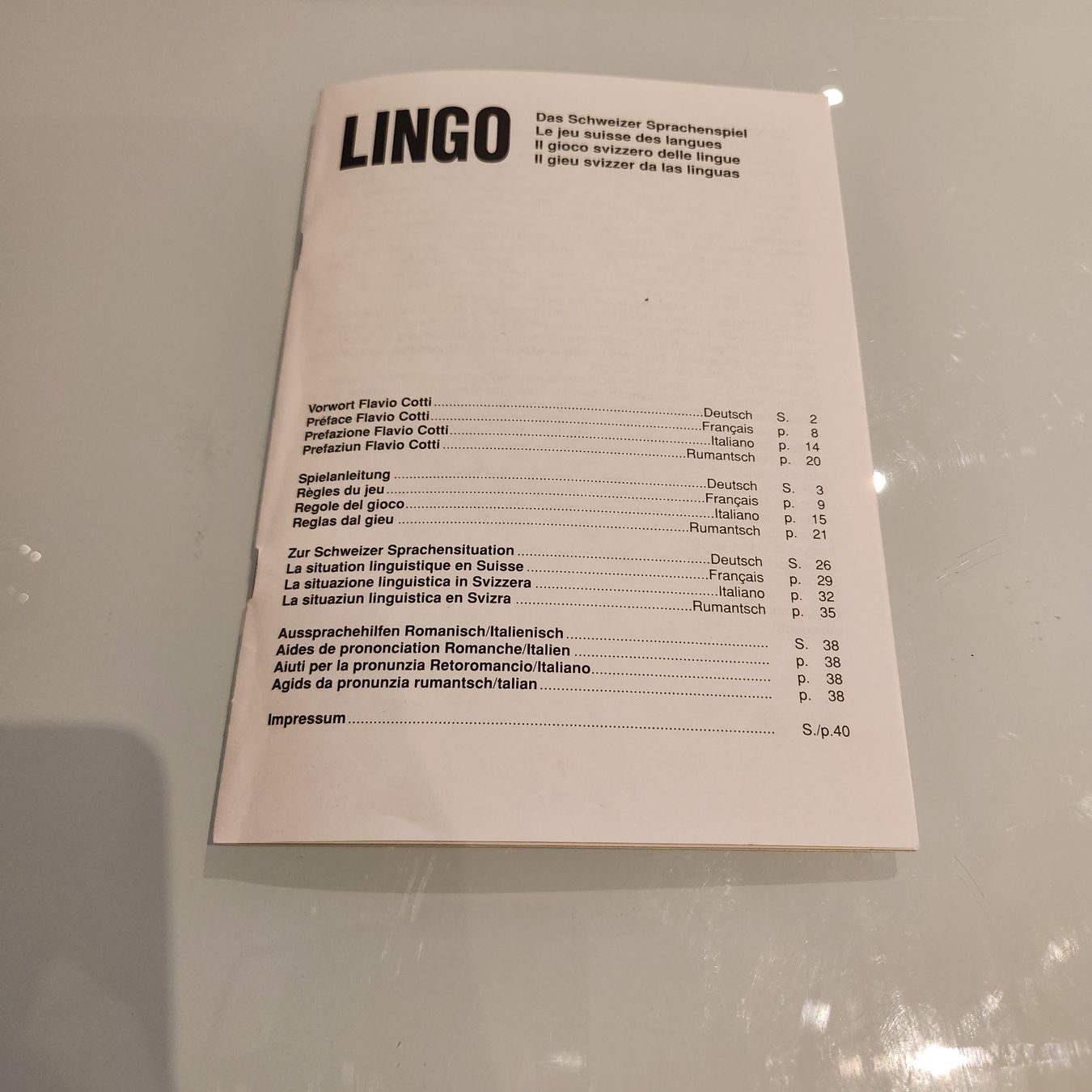 Giochi: Lingo - Das Schweizer Sprachspiel – Usato da altendorf venduto da keskomat 3