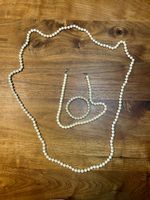 Set collana e bracciale di perle