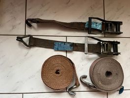 2 Stk. Spannset Zurgurte 8 m