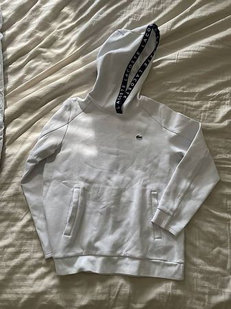 Pull blanc Lacoste