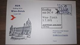 Swissair Wien - Zürich 05.07.1971