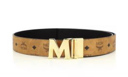 MCM Claus Gürtel, neu, Camel/Schwarz, UVP: 350 CHF