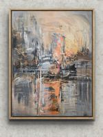 Originalegemälde auf Leinwand 60x80 cm, goldenen Unikat!!!