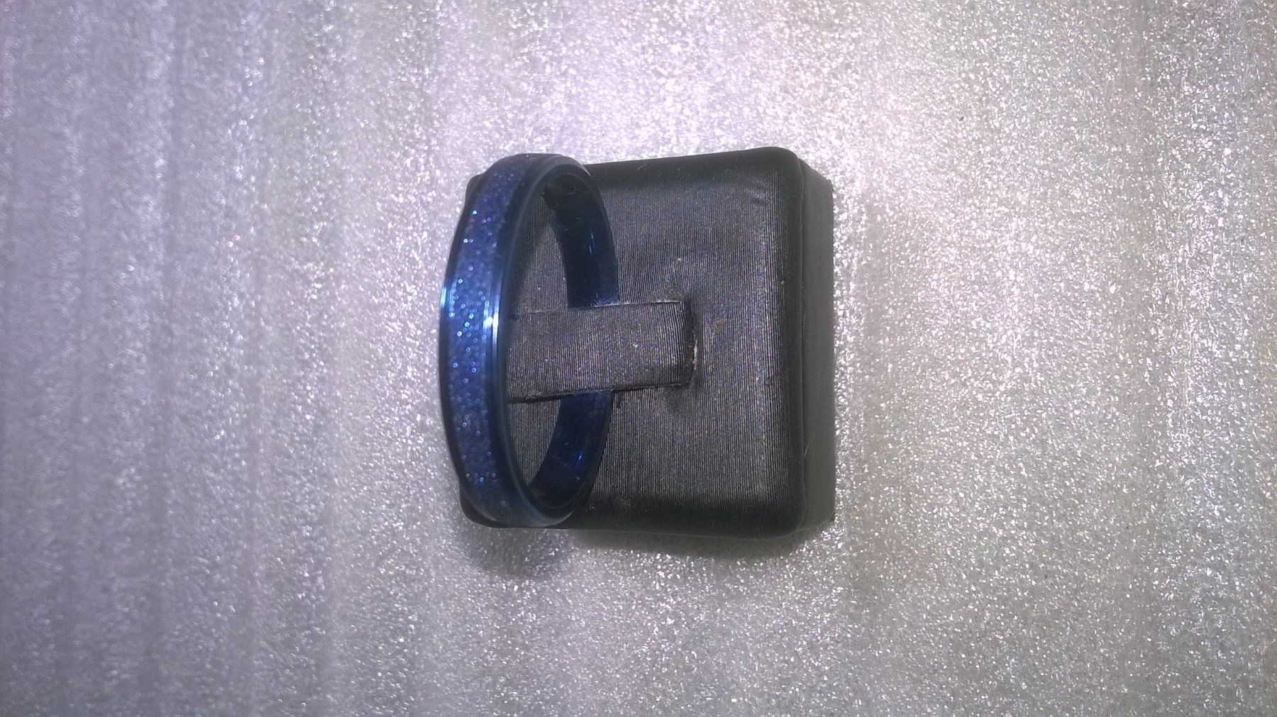 Anelli: ring edelsthal,,,dunckelblau,,,glitzer – Nuovo (secondo la descrizione) da Basel venduto da bijoutrie_4 4