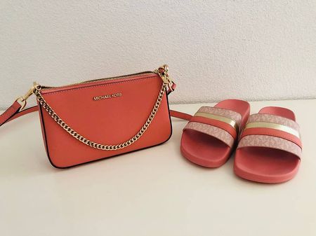 Michael Kors Tasche und Schuhe (apricot/rosa) NEU Nr. 39