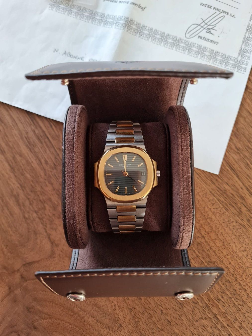 Patek Philippe Uhren: Patek Philippe Nautilus 3800/001 – Gebraucht aus Sursee von watch-hunter13