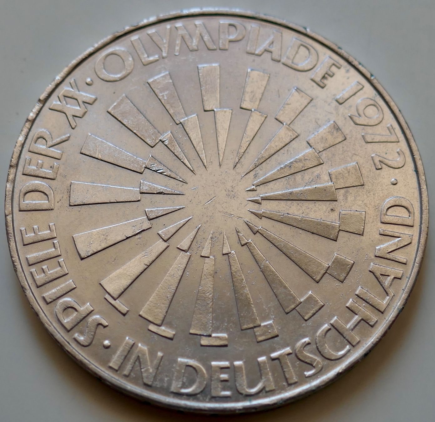 Tutti le monete: 10 Deutsche Mark Olympiade 1972 Silber – Usato da Möhlin venduto da PHILABARTIS 2
