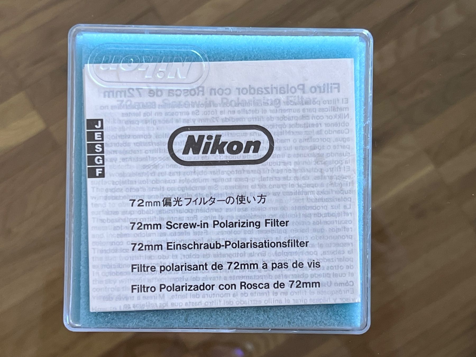 Filtri: Nikon 72mm Screw-in Polarizing Filter – Usato da Volketswil venduto da M1001