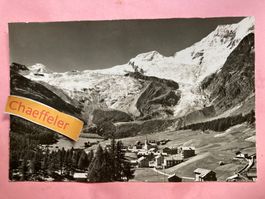 1955 Saas-Fee, Allalinhorn u. Alphubel, Täschhorn.