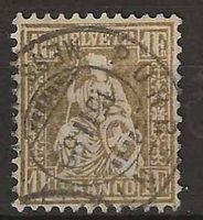 Ch036 - Helvetia assise 36  obl.