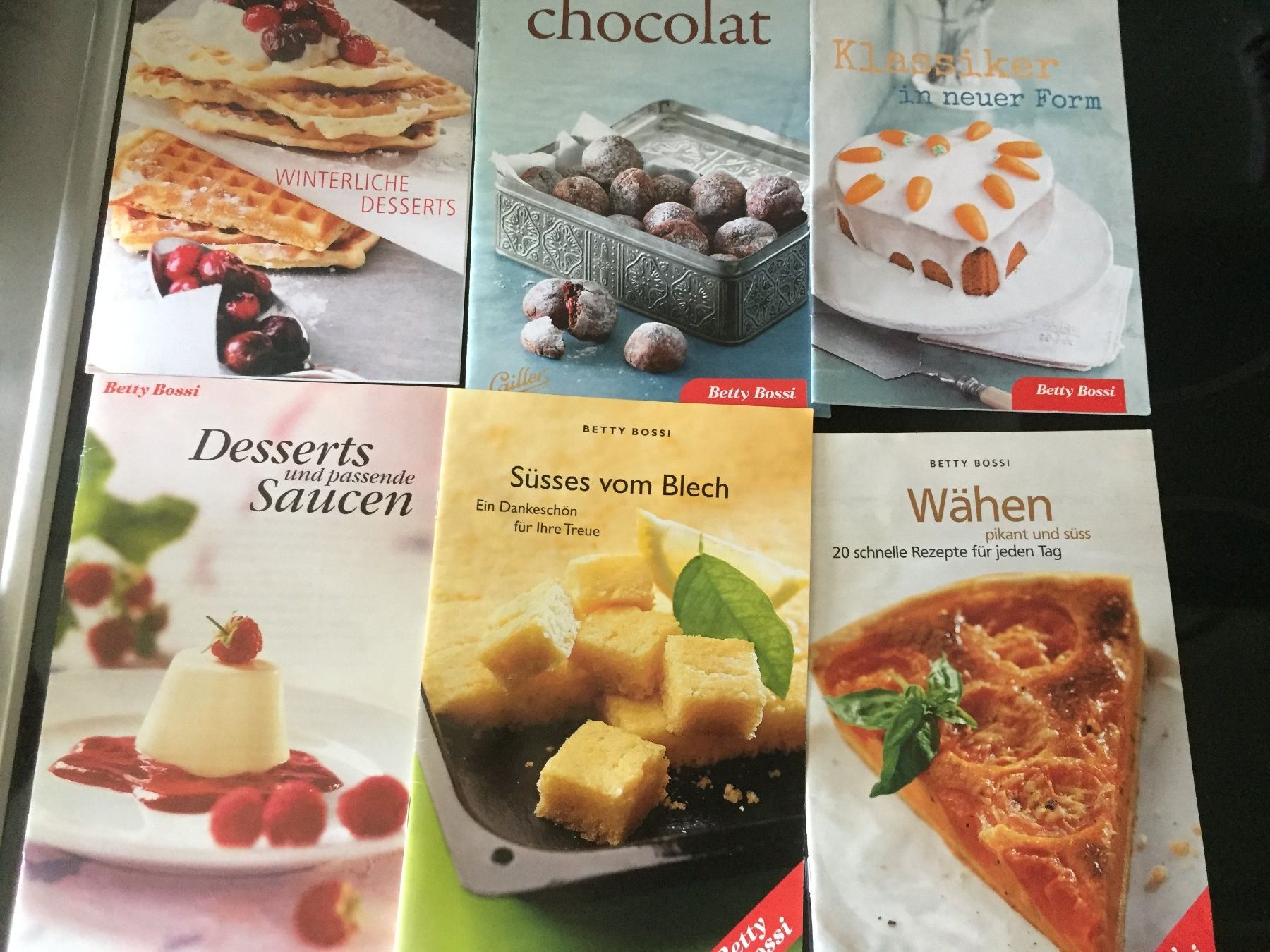 Libri: 6 Beilagenhefte Betty Bossi – Usato da Winterthur venduto da delfin1314