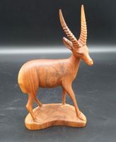 Geschnitzte Holzfigur Gazelle/Antilope aus Holz M034