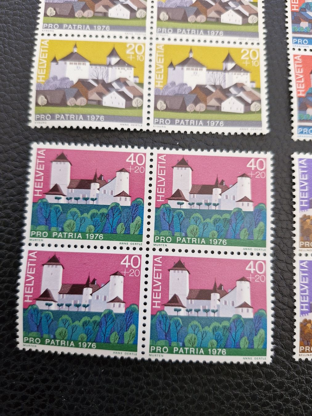 Alle Briefmarken: Briefmarken Pro Patria 1976 Viererblocks, postfrisch! – Neu (gemäss Beschreibung) aus Frauenfeld von Kasico 3
