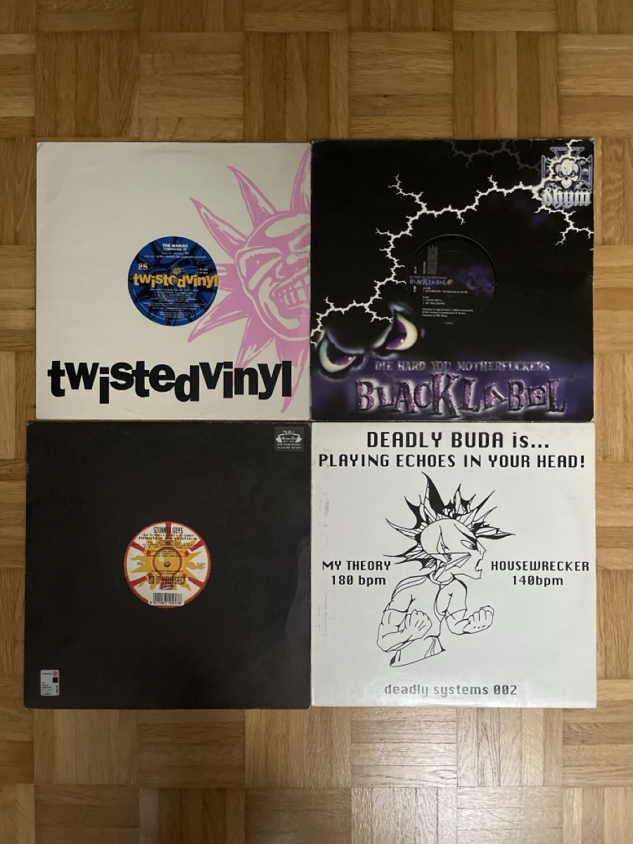 Schallplatten: 10er Hardcore / Gabber Vinyl-Set – Gebraucht aus Wangen b. Olten von break72 1