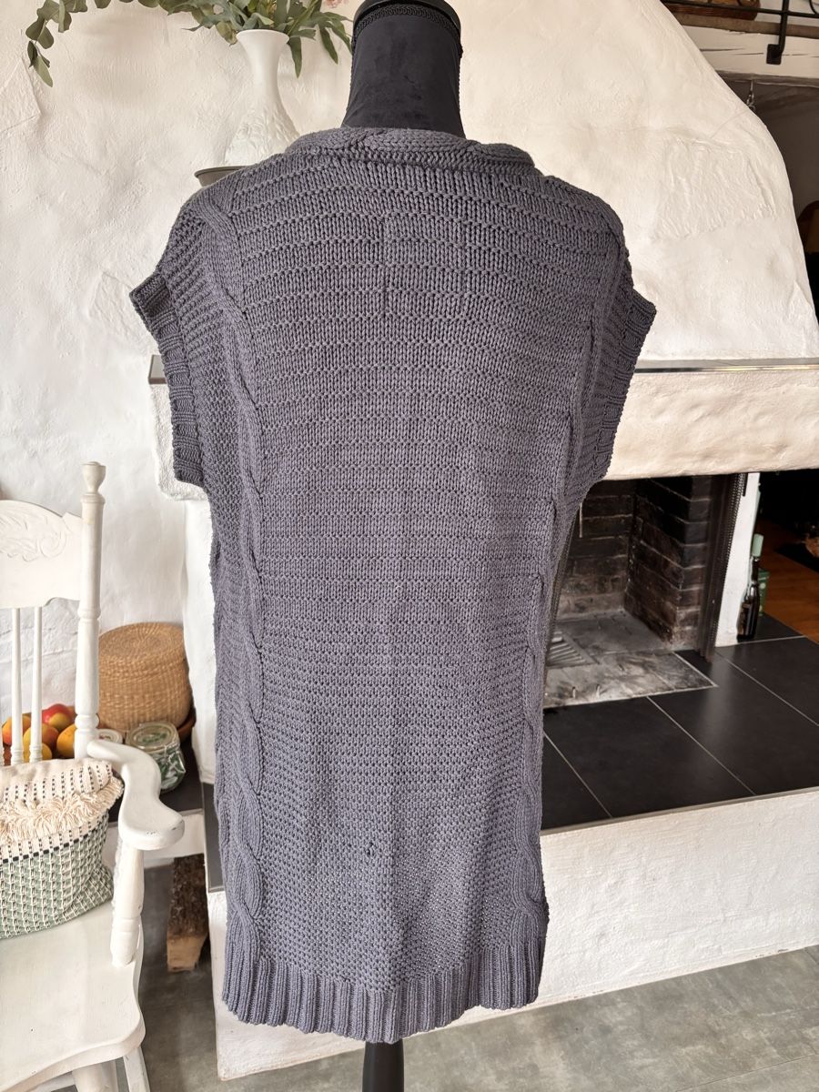 Esprit Giacche: Lange Esprit Strickweste blau M – Usato da Arbon venduto da Langbretterer 1