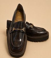 SAM EDELMAN (USA) 36-37 Neu/NP200CHF Schwarz Leder Loafer