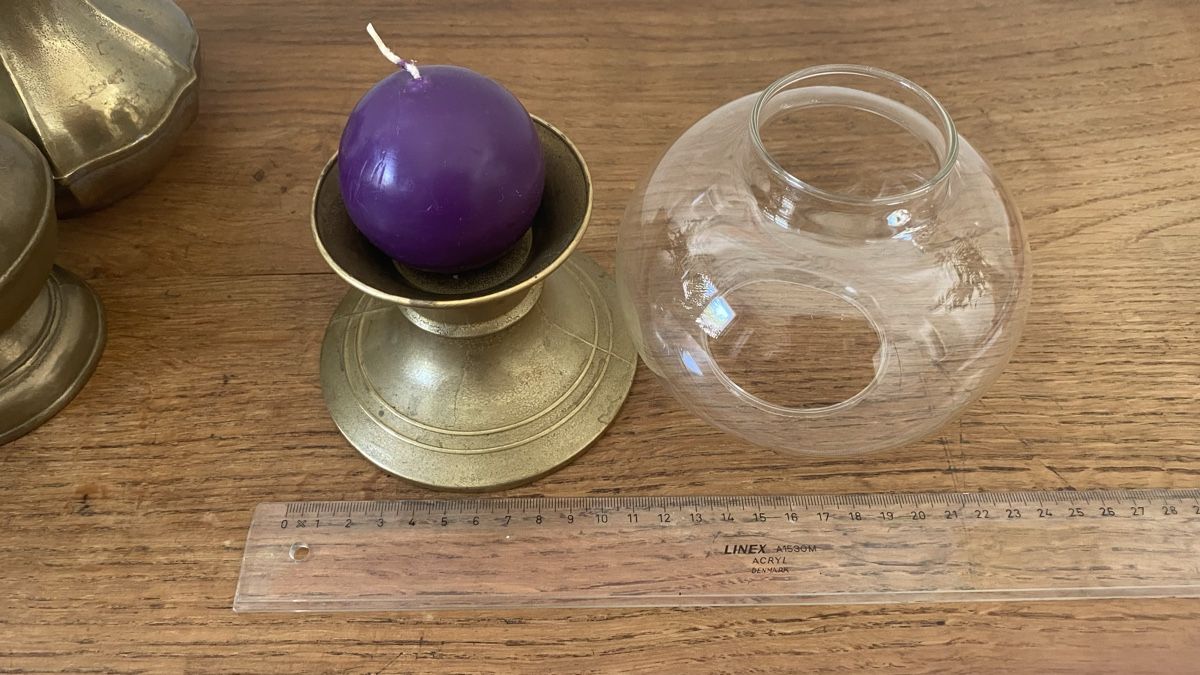 Alle Dekorationen: Messing Kännchen und Kerzenständer Set, Vintage Deko – Gebraucht aus Zürich von hulahup 3