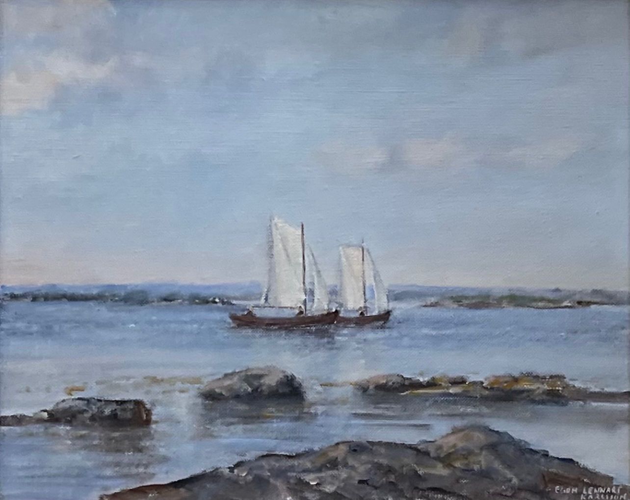 Gemälde: EGON LENNART KARLSSON 1941 – Gebraucht aus Grosshöchstetten von Perle1951 1