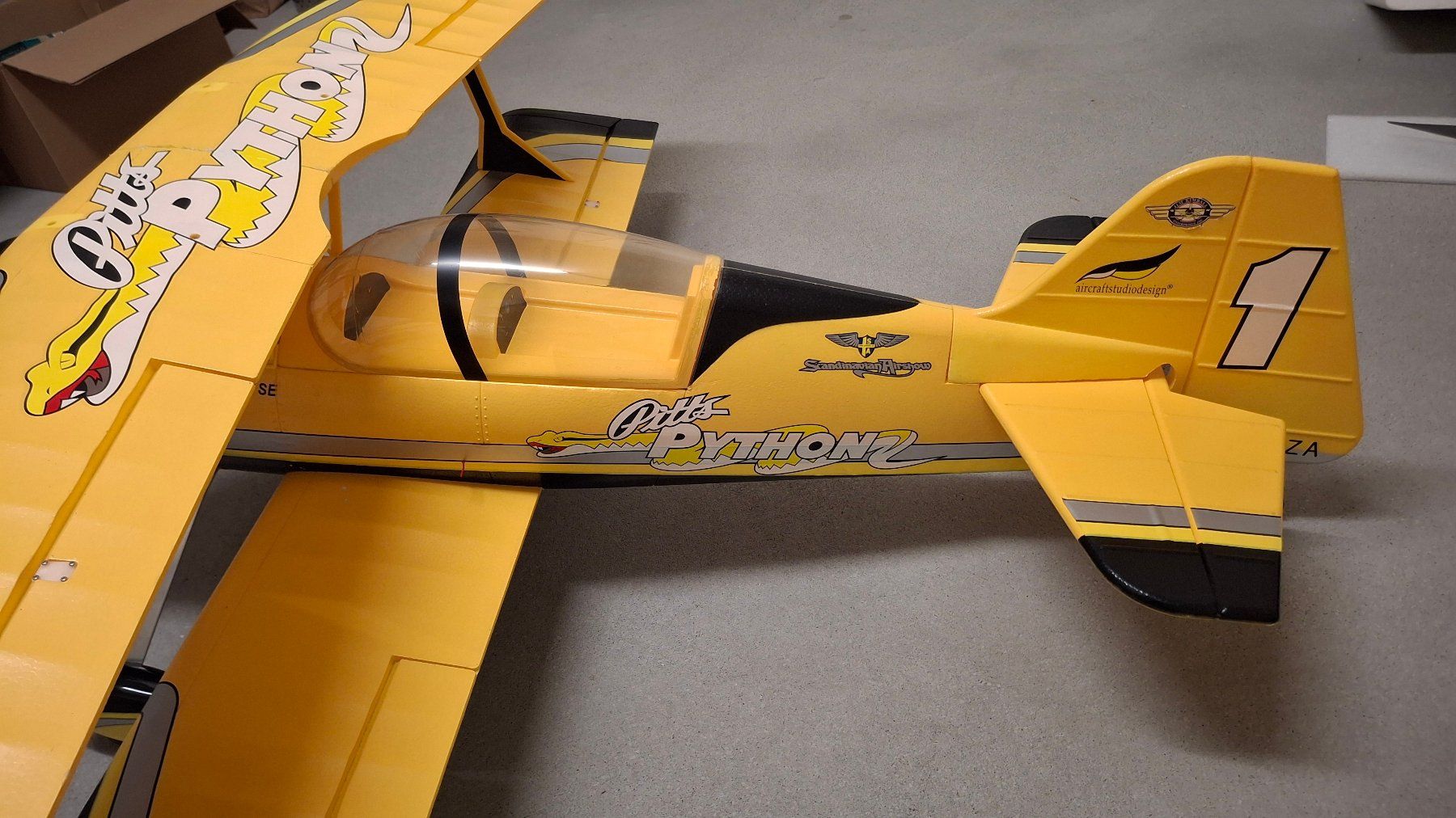 RC Modellbau: "PITTS Python" Doppeldecker – Neu (gemäss Beschreibung) aus Rafz von Tasmaniette 2