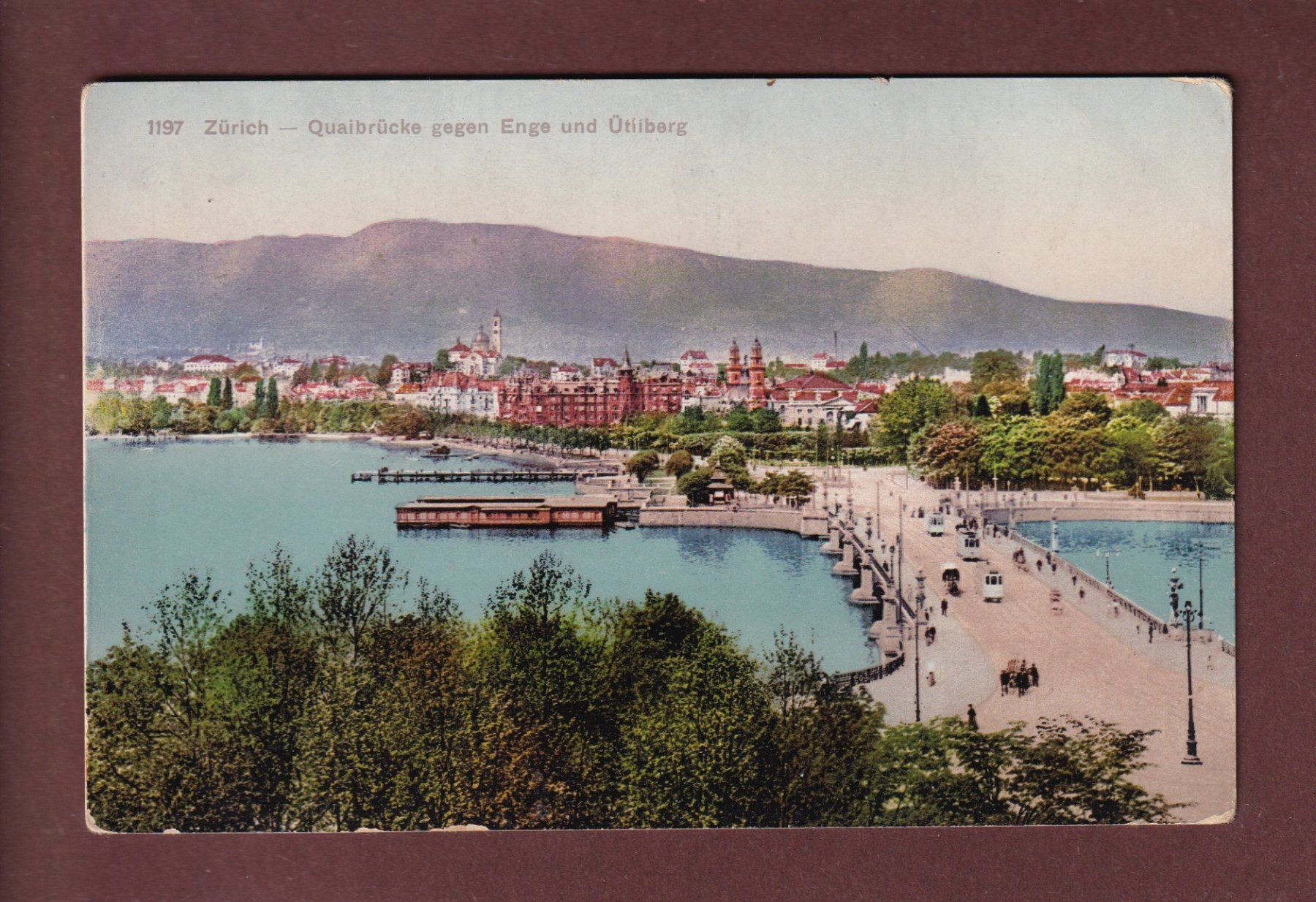 Cartes postales: ZÜRICH - Quaibrücke – D'occasion à Pully par nicecards-shop