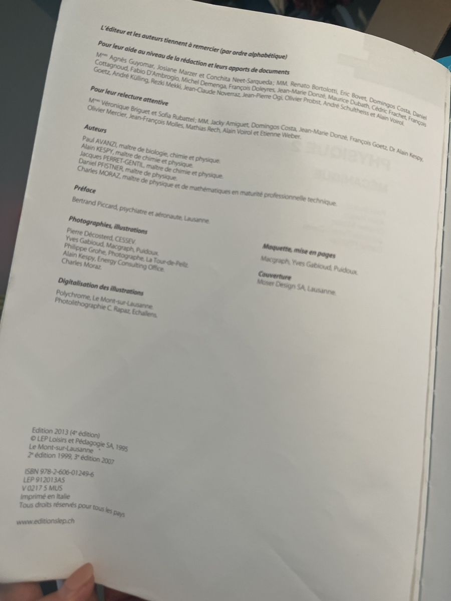 Libri: Französische Physik Bücher – Usato da Oberschrot venduto da len_pl59 4