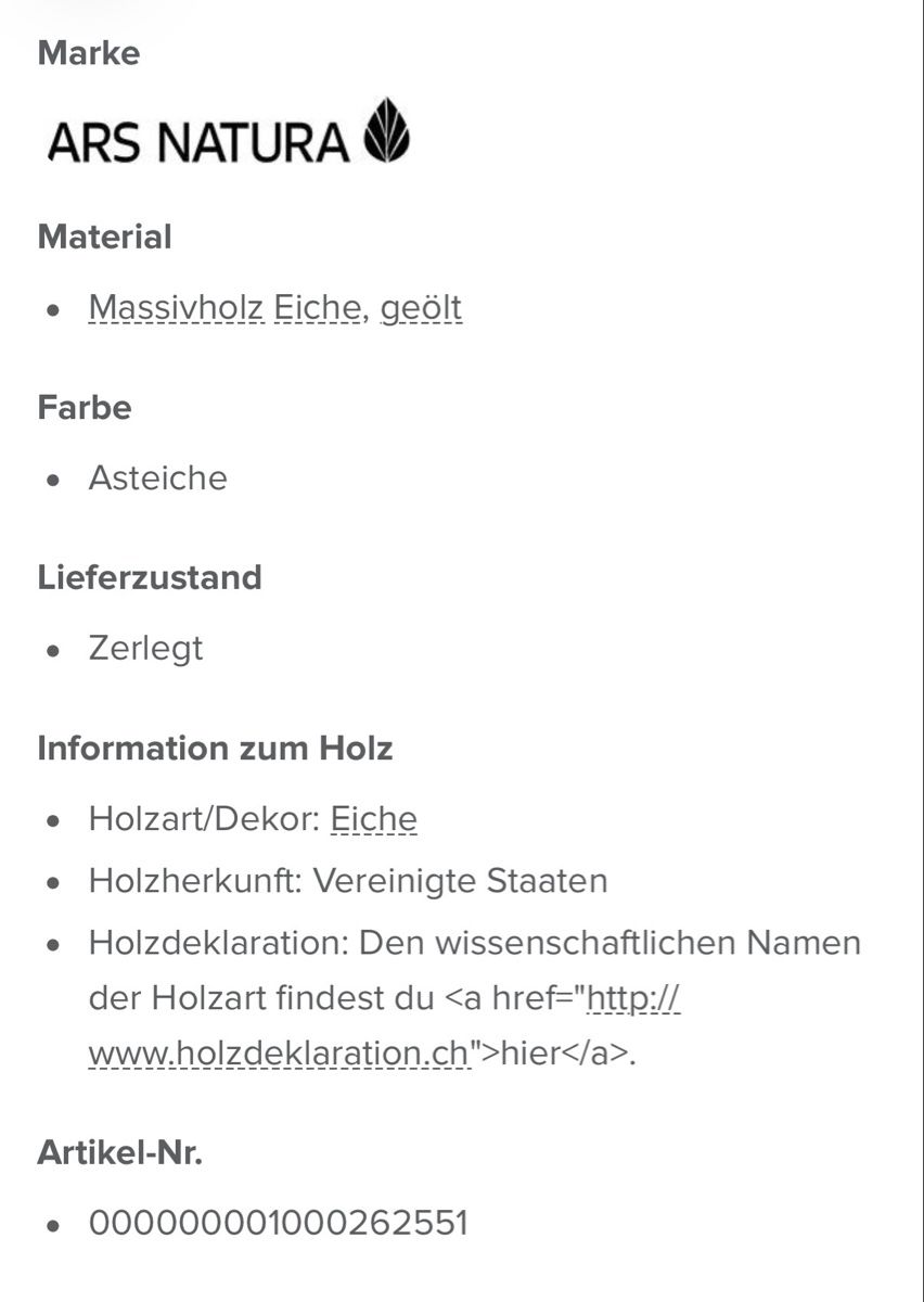 Scrivanie: Schreibtisch Eiche – Nuovo (secondo la descrizione) da Uzwil venduto da Milenaa22 6