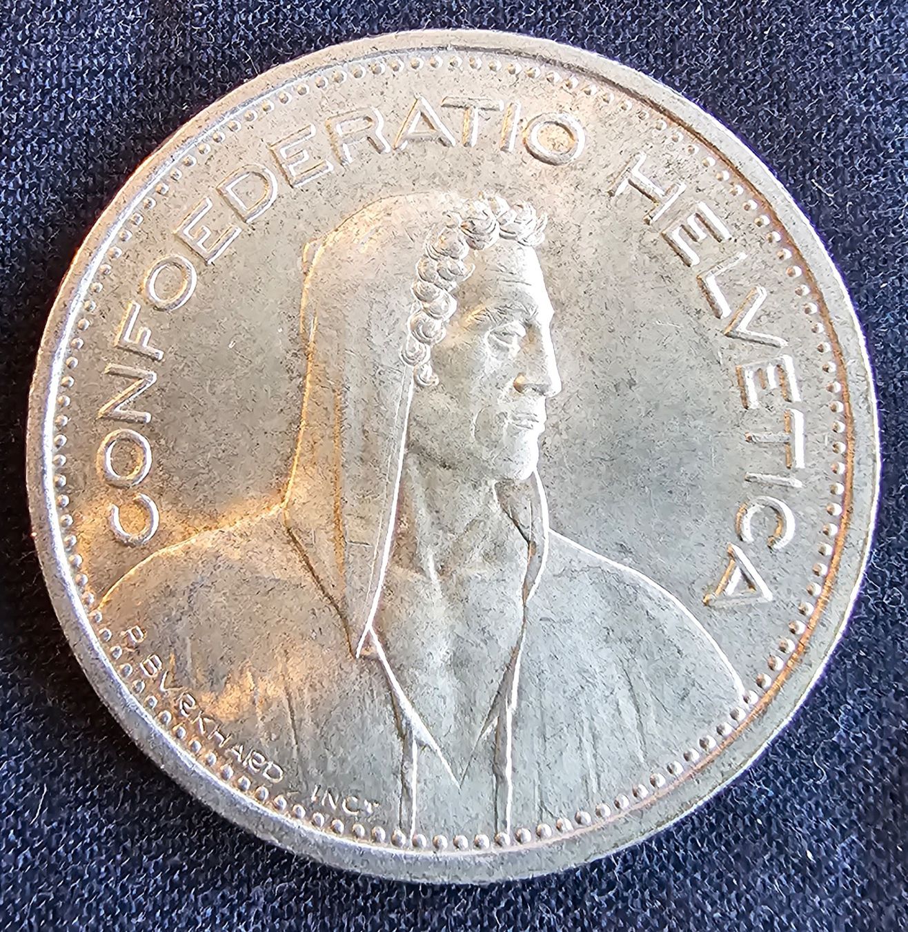 Tutti le monete: 5 Franken 1954/3 vz – Usato da Balsthal venduto da mil_js2d 1