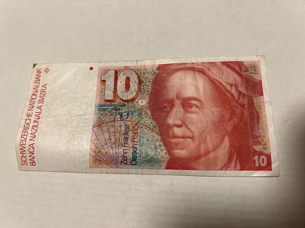 billet 10 francs suisse ancien