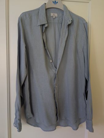 Herren Hemd Woolrich blau Grösse M Neuwertig