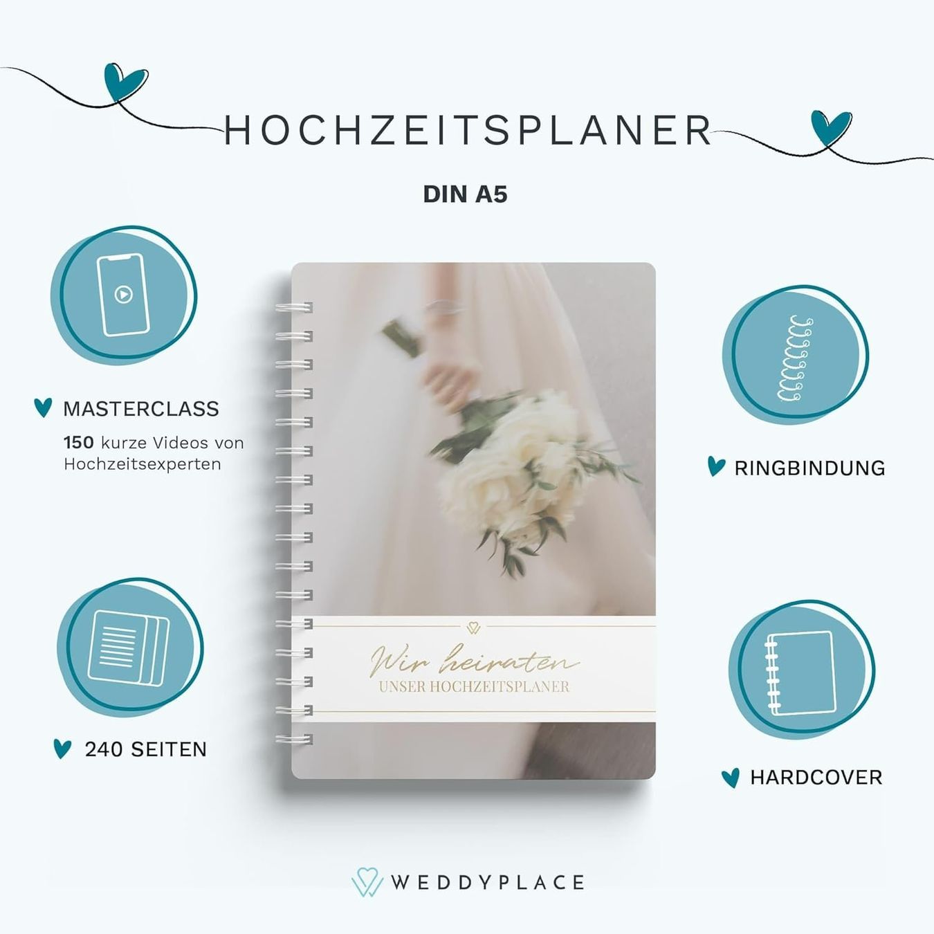 Livres: Hochzeitsplaner A5 Buch Checklisten Budget – Neu OVP – Neuf avec emballage d'origine à Suhr par SchnapperCH 3