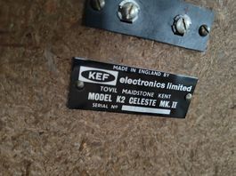  UNE paire enceintes Kef Celeste MK2