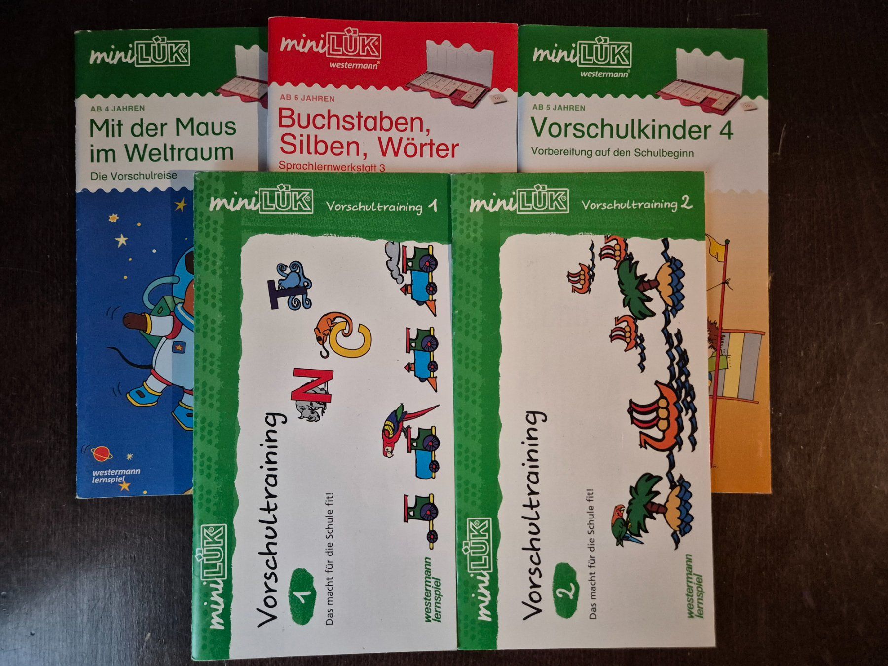 Giochi: Mini-Lük 5 Lernspiele und Kasten – Usato da Rütschelen venduto da bobmarley7 1