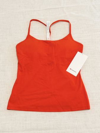 🆕 Lululemon Flow Y Tank Top – Red, Size M