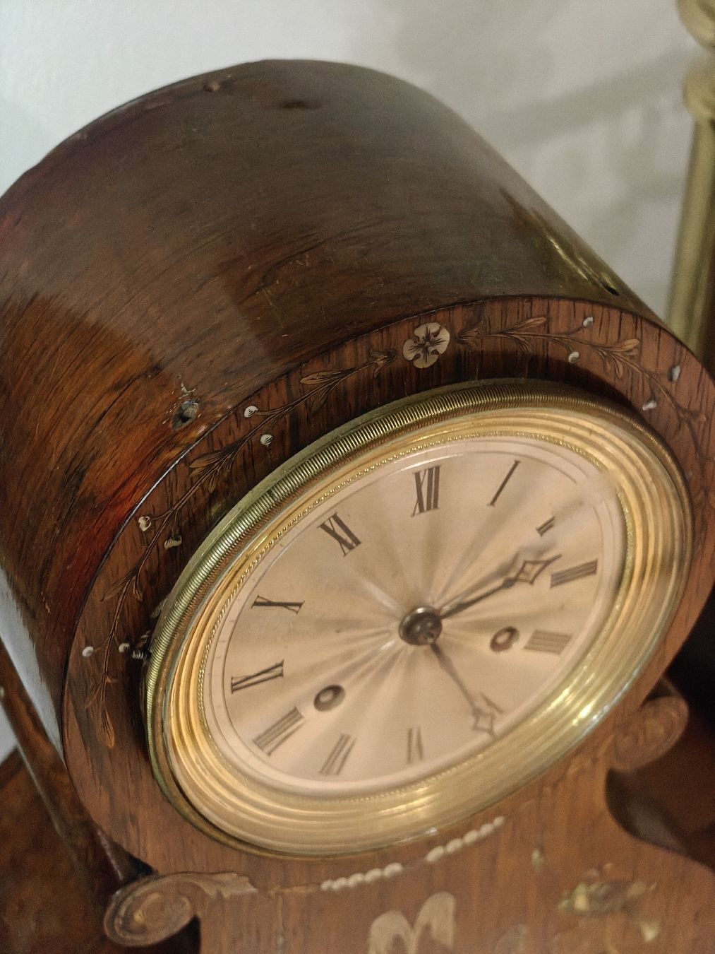 Orologi da terra & Orologi da parete: Französische Rosenholz Uhr – Usato da Malans GR venduto da mesmen 1