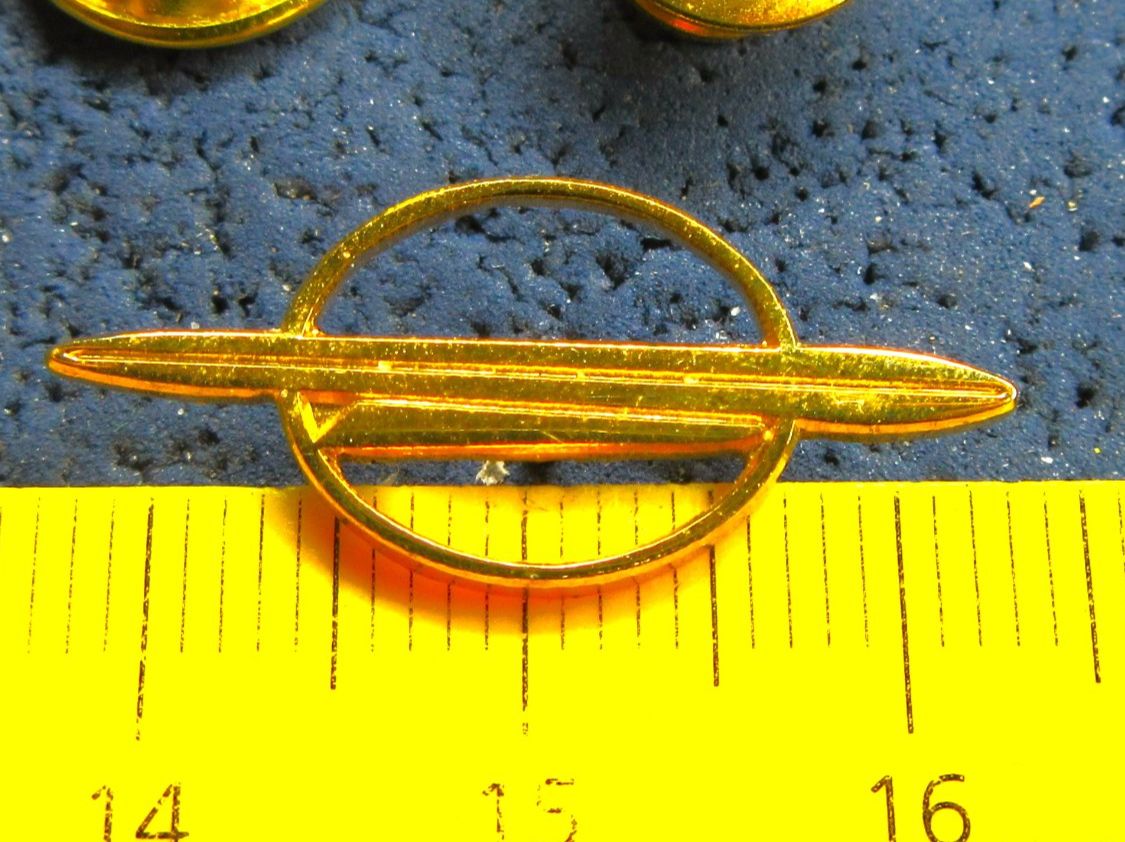 Opel Placchette & Badge: OPEL AUTO LOGO "ZEPPELIN" OLDI PIN CUTOUT mit SECURITY-CLIP – Usato da Ettingen venduto da Hausi4711 2
