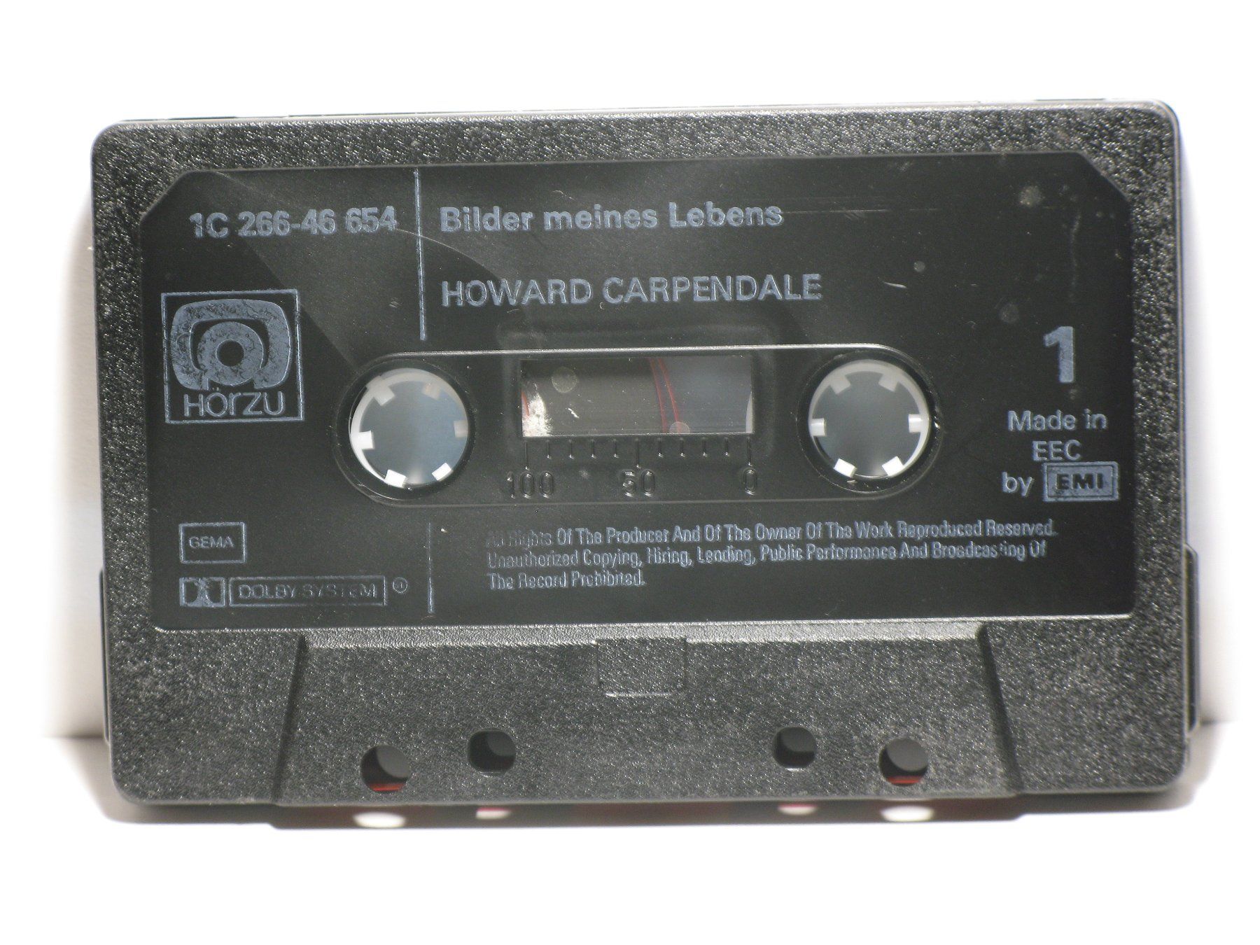 Musicassette: HOWARD  CARPENDALE   Bilder meines Lebens – Usato da Langnau i. E. venduto da gf2_29jt 3