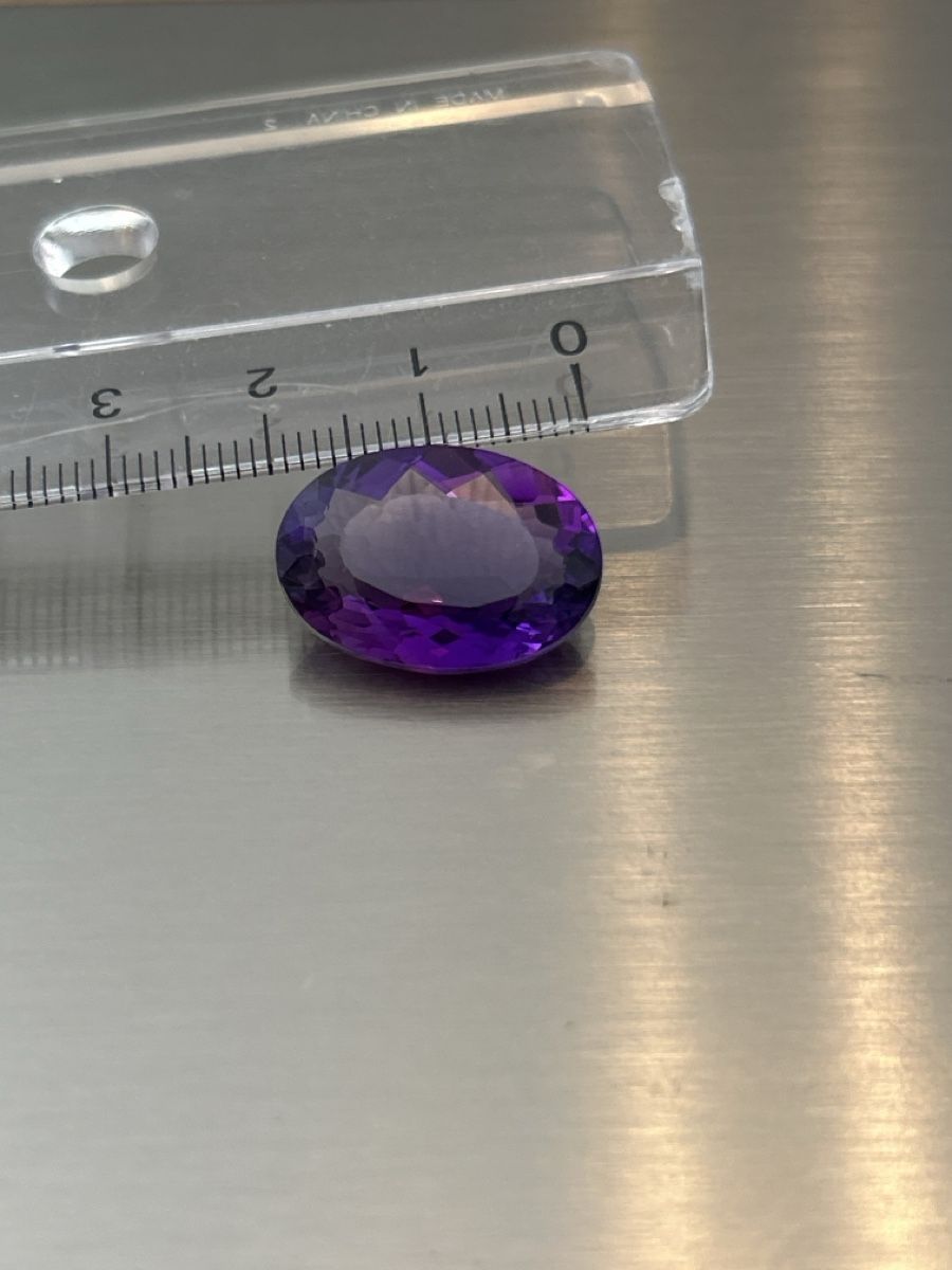 Pietre preziose: Amethyst Edelstein oval 14.75 carat – Nuovo (secondo la descrizione) da Geroldswil venduto da Gem_Sri_Lanka 1