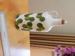 Ölflasche Öl Spender Flasche hand bemalt