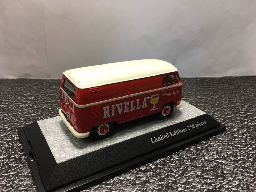 Miniature NOREV 1:43 – VW Bus T1 Rouge, Collection, Neuve Sous Boîte