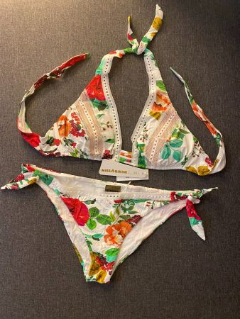MISS BIKINI, Damen-Bikini mit Blumenmuster