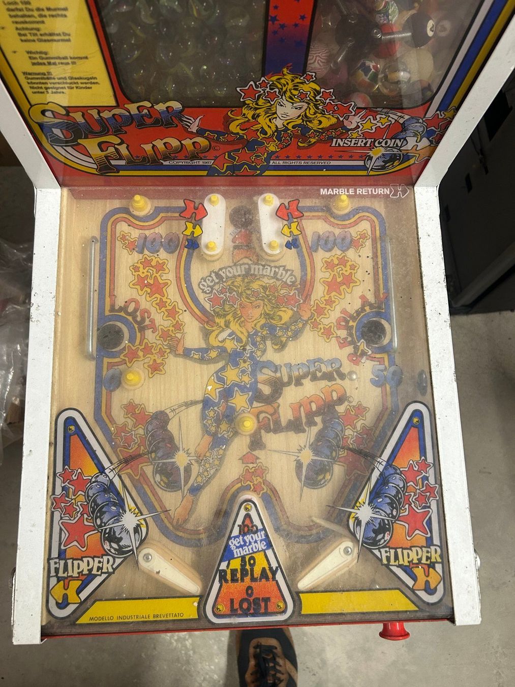 Slot Machine: Mini Flipper mit Münzeinwurf – Usato da Hombrechtikon venduto da SPS-Liquidationen 2